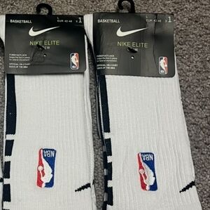 Nike Elite Crew Socks - Black and White